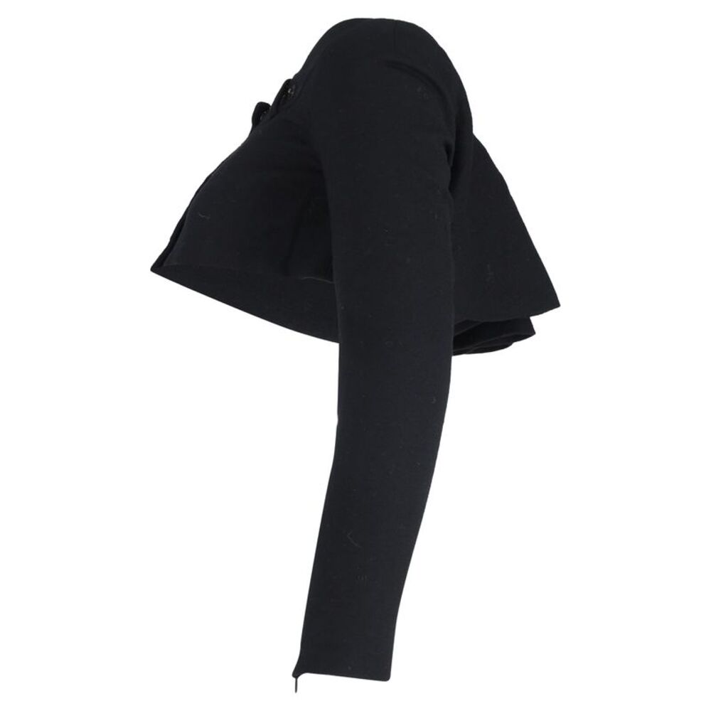 Givenchy Cropped Bolero Jacket in Black Wool - Picture 2 of 3